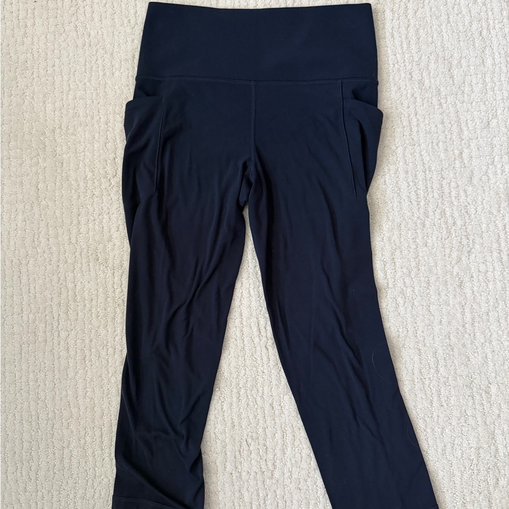 Athleta Navy Capri Leggings